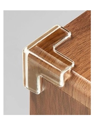 Marsilyan 8'li Set Silikon Şeffaf Masa Kenarı Koruma Aparatı