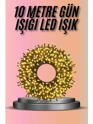 MiraLive Dekoratif Aydınlatma Ampüllü 10 Metre Gün Işığı Şerit LED