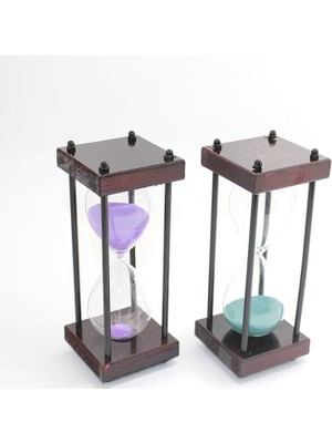 MiraLive Ahşap Kum Saati 10 Dk Model 3