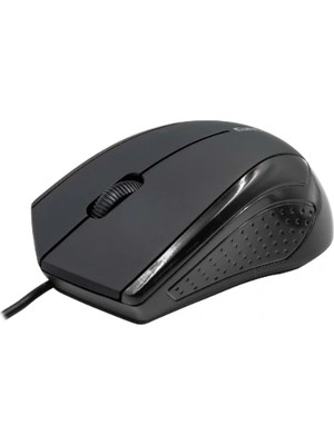 Marsilyan Siyah USB Kablolu 3D Optik Mouse
