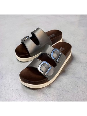 Gönül Kadın Çift. Tokalı.ayarlanabilir Konforlu Hafif. Taban Terlik