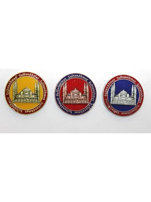 MiraLive Yöresel Sultanahmet Magnet Yuvarlak Tasarım