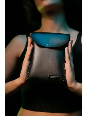 MiraLive Isme Özel Kişiselleştirilebilir Deri Çanta - Küçük