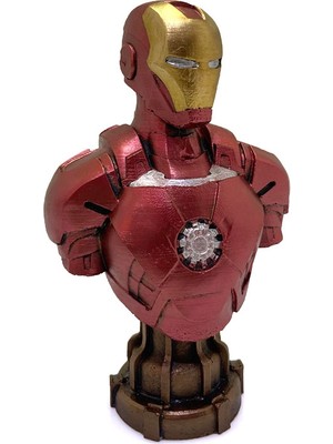 MiraLive Iron Man Büst Küçük Boy