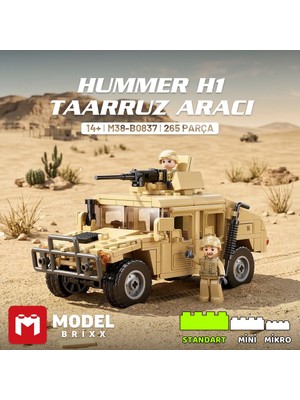Hummer H1 Taarruz Aracı Yapı Bloğu Seti 265 Parça