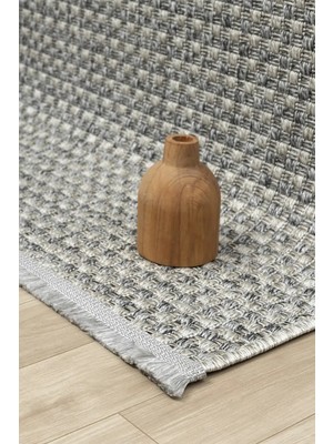 Seyran Halı Bombay Hasır Görünüm Halı 667 Gri