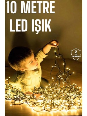 MiraLive Gün Işığı 10 Metre LED Işık Şerit LED Süsleme Parti Malzemesi