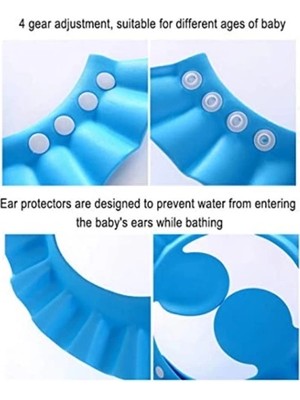 MiraLive Bebek Banyo Şapkası Mavi