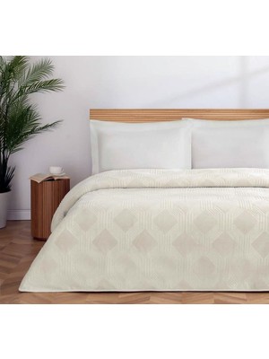 Özdilek Trendy Embos Tek Kişilik BATTANIYE(155X220)-ART Deco Kemik