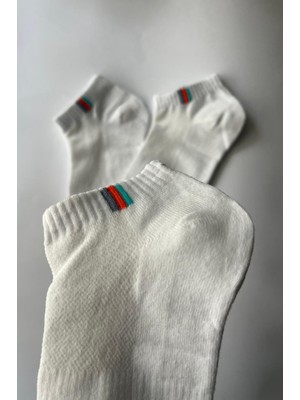 Admera Premium Admera 3'lü Erkek Pamuklu Spor Patik Çorap Havlu Tabanlı Destekli & Nefes Alan Doku