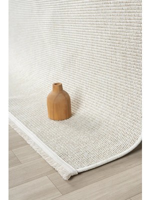 Seyran Halı Bombay Hasır Görünüm Halı 664 Krem