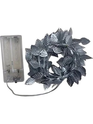 Marsilyan 3 Metre Yaldızlı Gümüş LED Işık