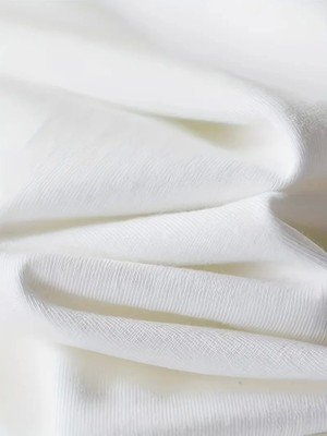 Zenvia Baskılı Oversize Bisiklet Yaka T-Shirt - Beyaz