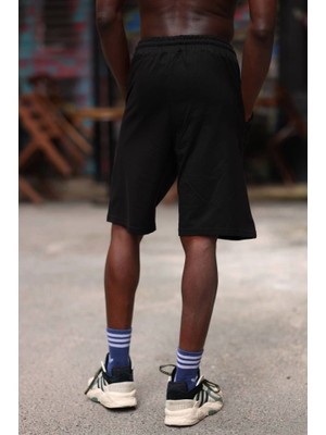 Zenvia Erkek Iki Iplik Cepli Şort - Siyah