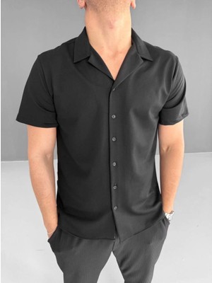 Zenvia Iki Iplik Kumaş Gömlek - Siyah