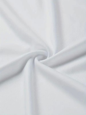 Zenvia Baskılı Oversize Bisiklet Yaka T-Shirt - Beyaz