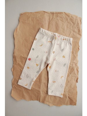 Oh la la Koala For Little Ones Meyve Baskılı Bebek Penye Tayt