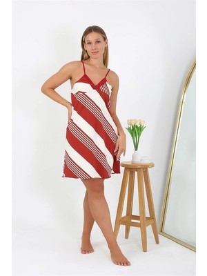 Pileli Store Kadın Büyük Beden Ip Askılı Gecelik