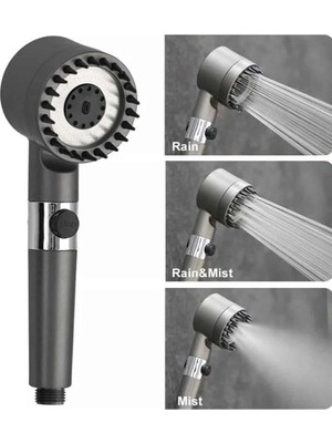 Acstore Masaj Etkili Turbolu Çok Fonksiyonlu Filtreli Duş Başlığı Yeni Nesil