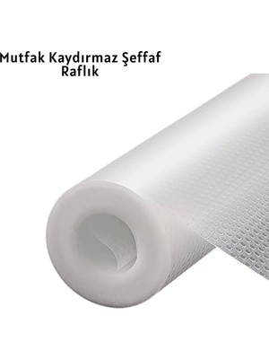 Kaydırmaz Şeffaf Raflık