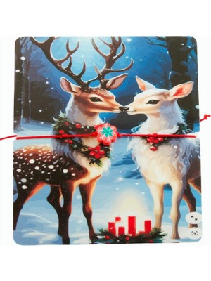 Zero Land Techmrt Kartanesi Yılbaşı Bilekliği - Kırmızı