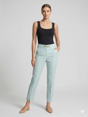 Centilmen Mezzura Önü Tokalı Pantolon 2165