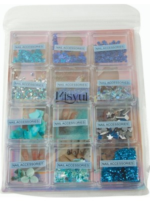 Zero Land Techmrt 12 Li Lüks Süsleme Taşı - Mi