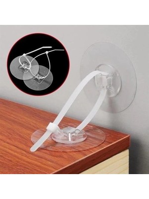 MiraLive Yapışkanlı Eşya Sabitleyici Aparat Deprem Güvenliği Çocuk Koruma Sabitleme Aparatı 1 Çift