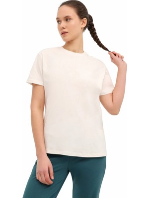 Lumberjack Wb 11ADA 6fx Ekru Kadın Kısa Kol T-Shirt