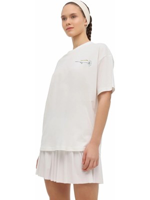 Lumberjack Wl 11TEEL 6fx Ekru Kadın Kısa Kol T-Shirt