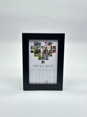 Atelier Baskı Kişiye Özel Fotoğraflı Takvim Temalı Hatıra Çerçevesi
