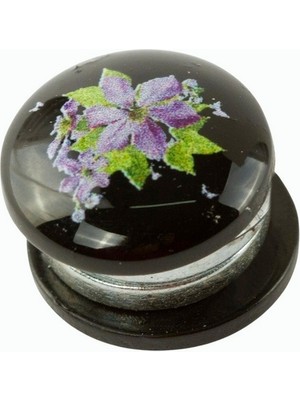 Zero Land Techmrt Çiçek Kupa Eşarp Mıknatısı 1 Adet - Mor