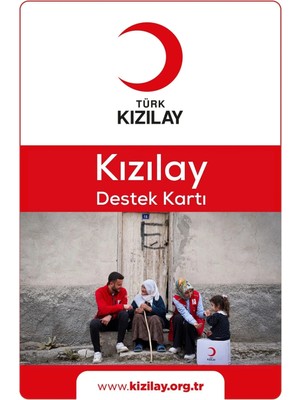 Türk Kızılay Dijital Destek Kartı Acil Yardım İçin 1 Adet Bağış Fırsatı
