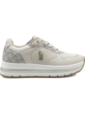 U.s. Polo Assn. Shery 6fx Bej Kadın Spor Ayakkabı