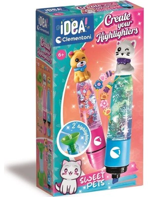 Kaia Life 18875 Idea Clemetoni - Fosforlu Kalem Tasarım Seti - Evcil Hayvanlar