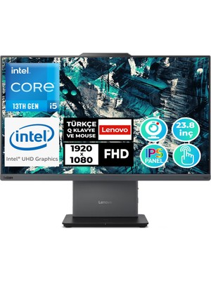 Lenovo Thinkcentre Neo 50A I5-13420H 64 GB 512 GB SSD 23.8 Fhd Touch Windows 11 Home 12SC001LTR FR39 All In One Pc