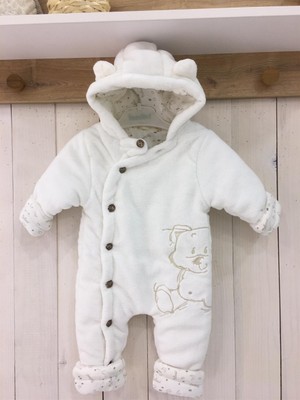 Mother Wings Coral Soft Bebek Tulumu Ekru Renkli Antialerjik Yumuşak Kumaş