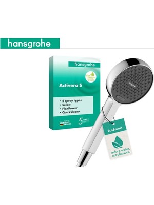 Hansgrohe Activera Select S El Duşu 95  2 Jet Ecosmart