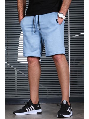 Madmext Mavi Regular Fit Şort 4842