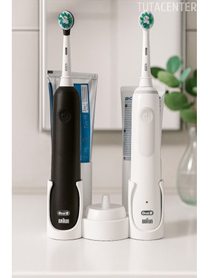 TUTACENTER Sarjlı Diş Fırçası Tutucu 2'li (Diş Macunu Gözü Organizatör 2'li)