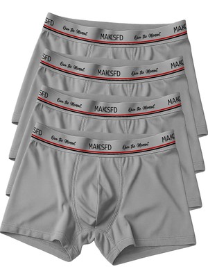 MAKSFD Premium 4'lü Erkek Boxer – Ultra Rahat ve Esnek Iç Giyim – Erkek Boxer - (Damat Bohçası) Çeyiz Seti