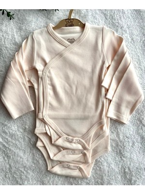 Beren Sd Baby 3 Adet Bebek Body Seti - %100 Pamuklu Yeni Doğan Kruvaze Zıbın Seti(0-1 1-3 3-6 Ay)