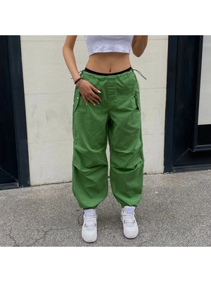 Pileli Store Tactical Baggy Lastikli Pantolon