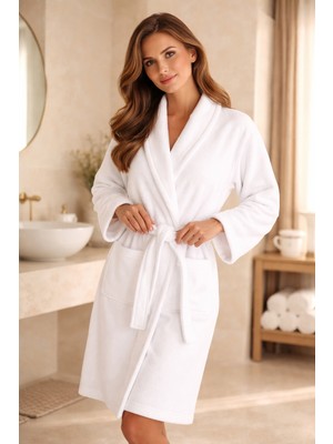 Lunga Vita Lüks Gramajlı Otel Bornozu