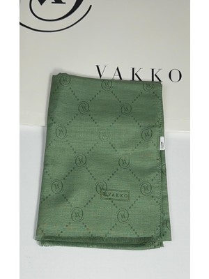 Vakko Pamuk Ipek Şal - 68 x 200 - 6356 Yeşil
