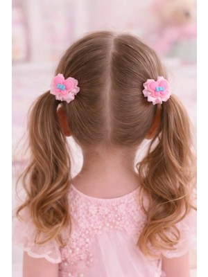 Nati Co Kız Çocuk Kelebekli Çift Saç Tokası