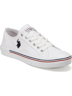 U.S. Polo Assn. Penelope 1fx Unisex Sneaker Beyaz Renkli Kadınlar İçin Rahat Taban