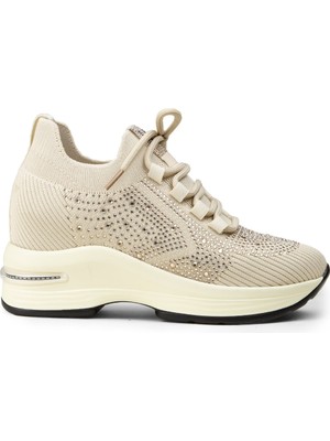 Deery Kadın Bej Gizli Topuk Spor Ayakkabı - K5050ZBEJC01