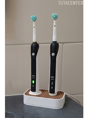 TUTACENTER Şarjlı Diş Fırçası Standı ( 1 Yuva Sarj Aleti ) ( 1 Yuva Diş Fırçası ) - Modern ve Şık Diş Fırçalık