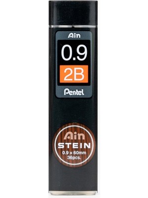 Pentel Ain Stein 0.9 mm 2B 36'lı Min (Uç)